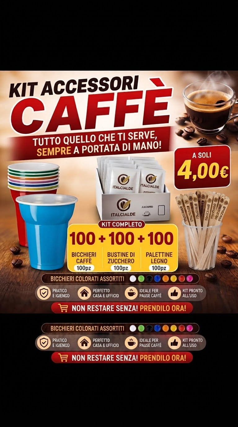 Kit accessori cafe 100